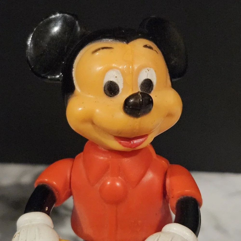 1977 Walt Disney‎ Mickey Mouse Tricycle Toy Vintage Pedal Bike Figure